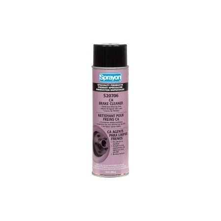 Krylon Sprayon S20706 CA Brake Cleaner, 20 oz. Aerosol Can - S20706000 - Pkg Qty 12 S20706000